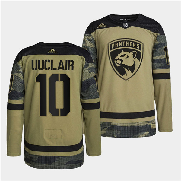Men's Night  Florida Panthers #10 Anthony Duclair 2022 Camo Military Appreciation Stitched  Jersey